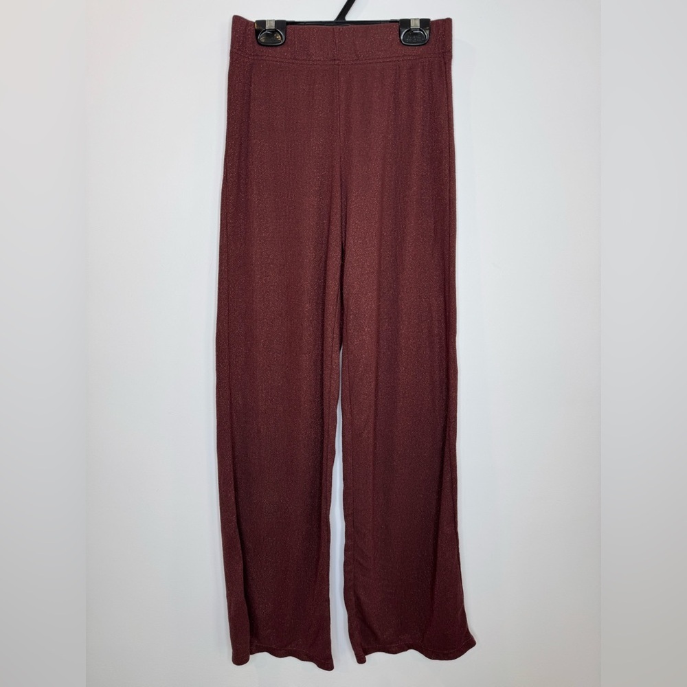 Undiz Burgundy wine sparkly shimmer Women's Pants size medium